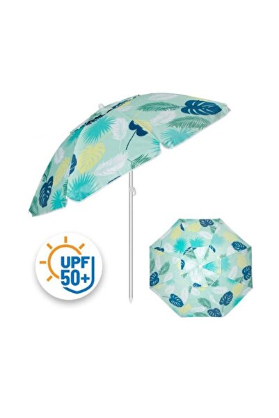 FONIX Sun Umbrella UPF 50+ Anti-UV, Tilt, Aluminum Frame, 200 cm, Multicolor Blue