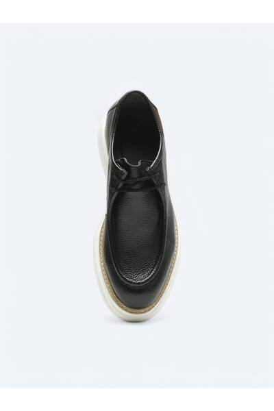 Kip Black Leather Classic Shoes