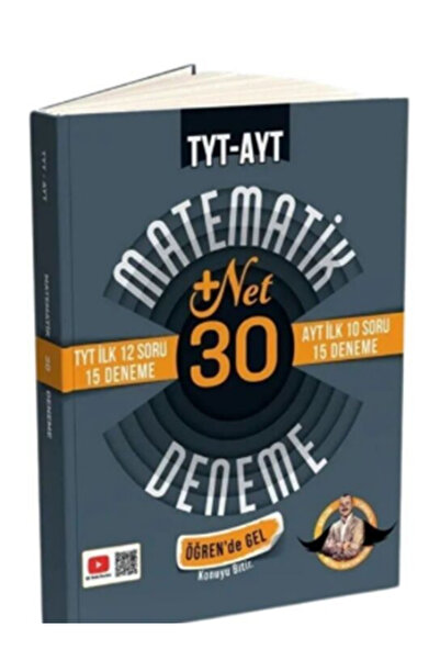 3D Yayınları TYT İlk 12 - AYT İlk 10 Soru Matematik 30 Deneme- Öğren de Gel +22 Net - Bıyıklı Matematik güncel