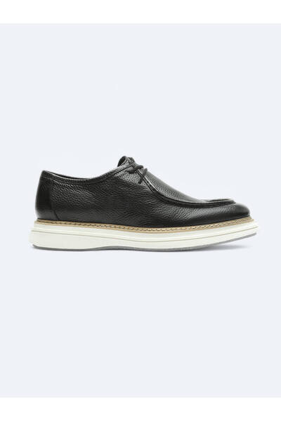 Kip Black Leather Classic Shoes