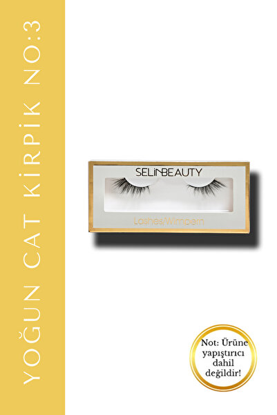 SELİNBEAUTY Yoğun Cat Kirpik NO.3