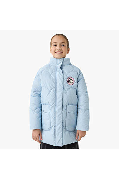 Disney Minnie Mouse Applique Jacket with Long Sleeves and Pockets