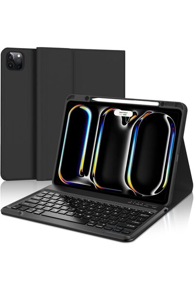 HYX Keyboard Case for iPad Pro 13-inch (M4) 2024 - Detachable Wireless Keyboard, Black