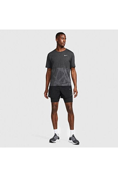 Nike Dri-Fit Run Division Top Чоловіча сіра професійна футболка для бігу