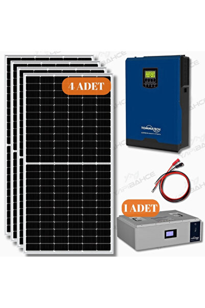 Tommatech Yapı Solar 5 kW Lityum Hazır Solar Enerji Paketi