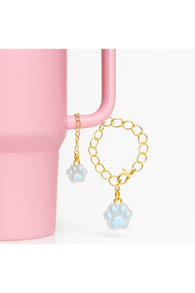 arredamento Mavi Pati Figürlü Termos Uyumlu Charm Aksesuar