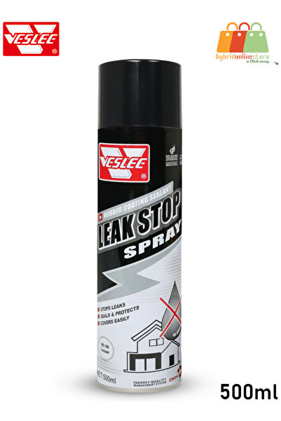 Veslee بخاخ مانع للتسرب 500 مل، بخاخ مانع تسرب مطاطي مقاوم للماء للشقوق والتس...