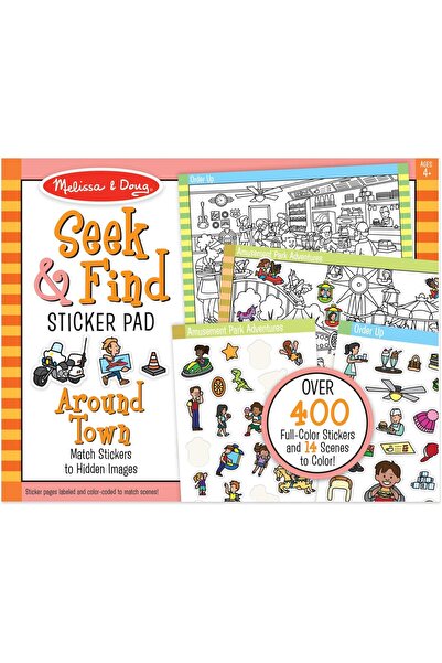 Melissa & Doug Seek & Find Sticker Pad - Around Town