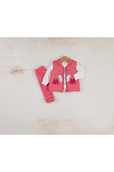 Micii Ștrumfi 3 Piece Set for Girls - I Love Mom