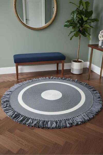 Markaev Nomad Jüt Halı 17 Gri