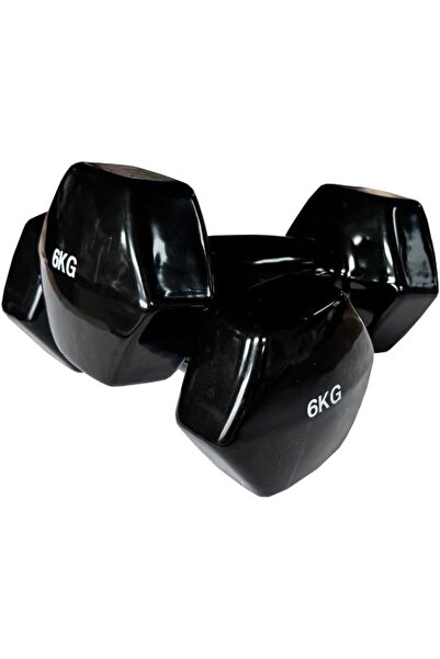 Generic زوج دمبل فينيل 1-10 كجم - أوزان يدوية مطلية بالفينيل غير قابلة للانزلاق