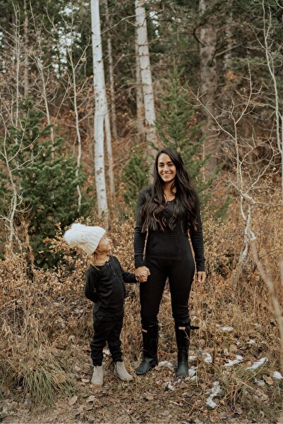 Lovedbaby Womens two piece lounge set,100% cotton, Black, XS-M