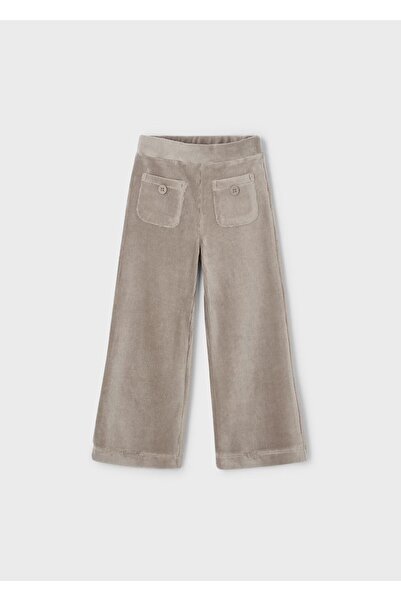 MAYORAL Girl's Wide Leg Corded Fabric Pants