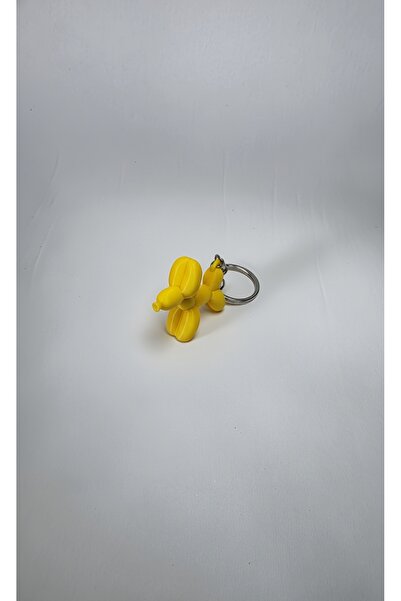 BUTAMY سلسلة مفاتيح على شكل كلب بالون