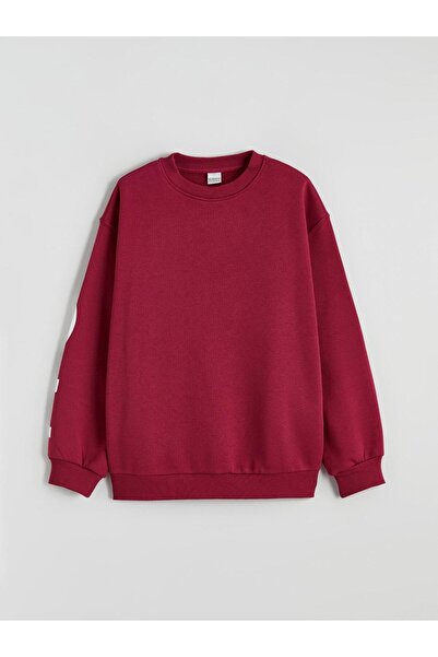 LC Waikiki Hanorac pentru fete cu imprimeu Özmarka New Season, cu gât tip cre...