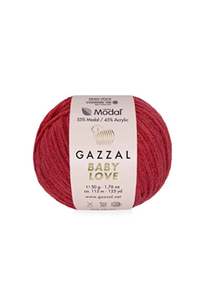 Gazzal Baby Love 45% Acril 55% Modal Fir de Tricotat 50 g / 115 m-1604-1 BUC.