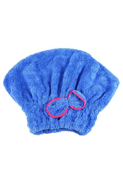 zola Turban towel, quick drying, polyester, 24x19 cm, blue