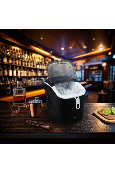 Klausberg Automatic ice maker, 100 W, LED panel, 1.2 liter tank capacity, black,