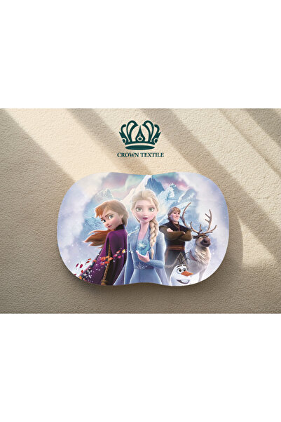 Crown Textile وسادة أطفال ميموري فوم لطيفة، مصنوعة من قماش ناعم مريح بملمس مخ...