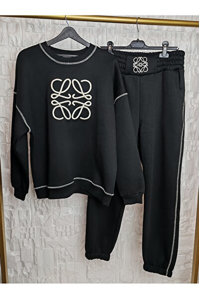MODA VE DERYA Embroidered Tracksuit Set