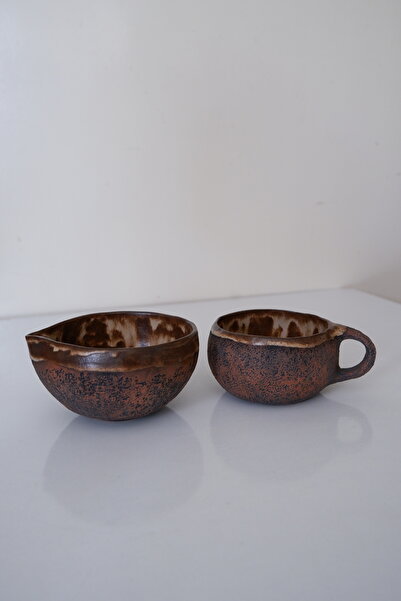 Maui Handmade Ceramic Matcha Set-Matcha Ceremony Set-Matcha Whisk Bowl-Joiish Bowl and Mug