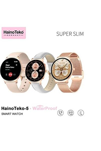 TEKNOBO haino teko 5 akıllı saat edge amoled ekran 3 kordon lu konusma nabız tansıyon orjınal serii