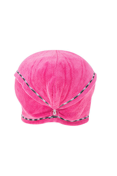 zola Microfibre towel, for hair, turban type, pink, 67x24 cm