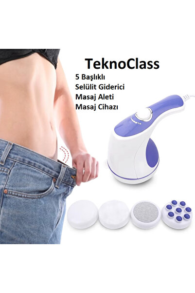 Canderel 5 Başlıklı Ve Tüm Vücut Masajı Aleti Masaj Cihazı