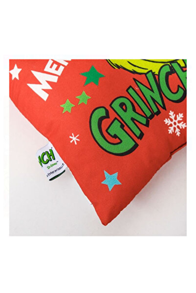 Lumi LUXURY Lime Green Christmas Decorative Pillow with "Printed 30x30cm