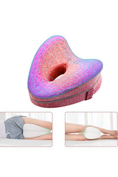 zola Orthopedic foot pillow, memory foam, removable cover, 25x25x12.5 cm, red