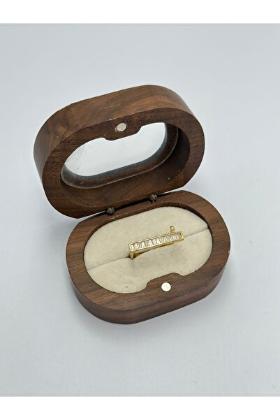 MyladyAccessoriess خاتم مفصلي بتفاصيل حجر الباجيت (مطلي بالنحاس) (قابل للتعديل)