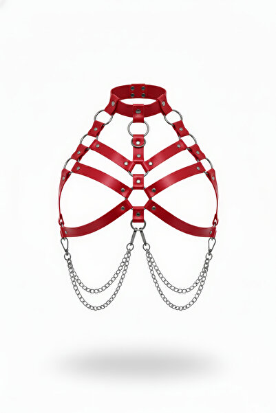 Angels Passion Red Women's Leather Wide Classic Belt