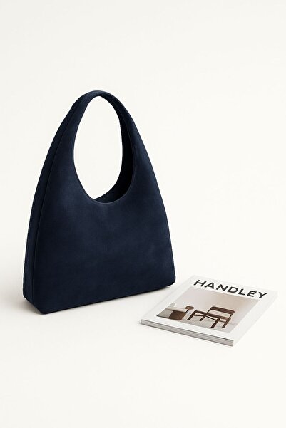 Handley Geantă de umăr clasică de lux din piele intoarsa