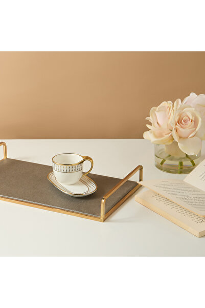 Gia Como 2-Piece Espresso Cup and Cookie Tray Set - 100 ml