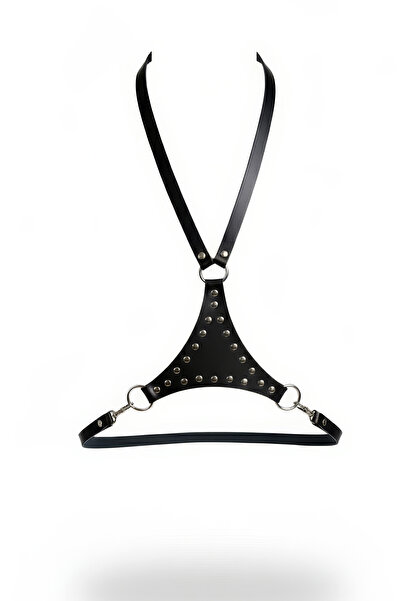 Angels Passion Curea neagră pentru femei, accesoriu punk cu împânzire pentru ...