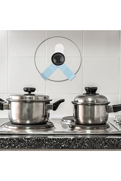 zola Kitchen lid holder, plastic, adjustable, 27x16.5x5 cm, blue