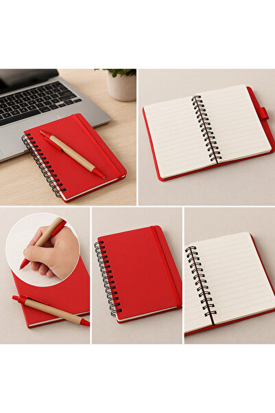 OEM Spiral Notebook with Pen – Elegant Design, Lined Pages
