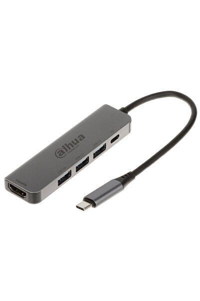 DAHUA TC35 5‑in‑1 USB-C Dock | HDMI + 3× USB 3.0 + PD Mac & PC Uyumluluğu
