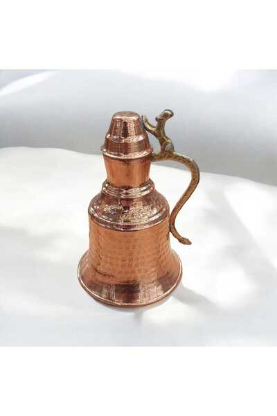 Bakır Center Mini Güğüm Mini Süs Güğüm 13 CM Minyatur Güğüm Mini Güğüm Bakır Kova