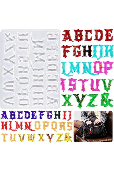 Dharst Silicone mold - Alphabet 000109