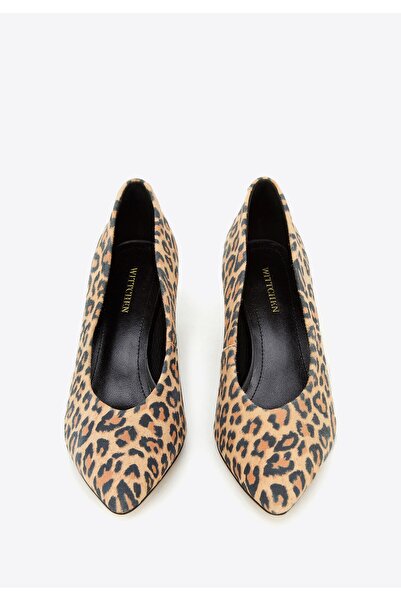 Wittchen Women's Animal Print Suede Pumps Black and Brown Black and Brown Sue...