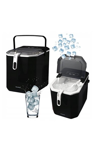 Klausberg Automatic ice maker, LED panel, 100 W, 1.2 liter tank capacity, black,