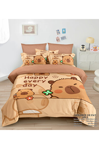 FIONNA.RO Fine Bedding For Children With Elastic - Capybara La Suc