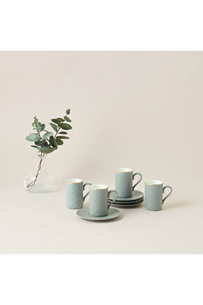 Lifestyle طقم فناجين وصحون هبة مكون من 8 قطع