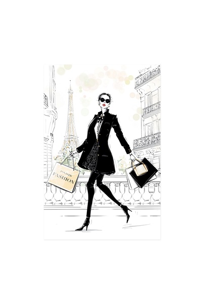 4Decor Pânză Tablou 4Decor, Street fashion, 60x90cm, DE0362