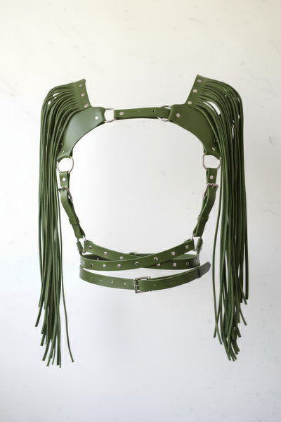 Angels Passion Khaki Women's Buckle Modern Fashion Belt