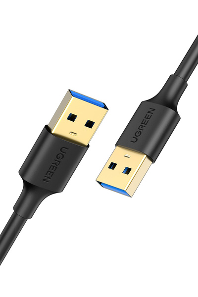 Ugreen USB-A 3.0 Data Kablosu 1 Metre, Siyah, 10370