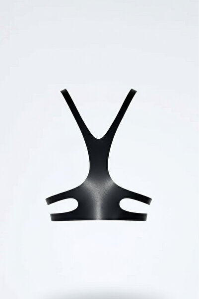 Angels Passion Curea neagră pentru femei, stil ham, model vestă, curea reglabilă