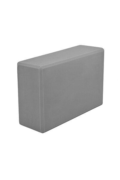 zola Yoga brick, EVA foam, 22.5x14.5x7.5 cm, gray