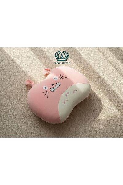 Crown Textile وسادة أطفال ميموري فوم لطيفة، مصنوعة من قماش ناعم مريح بملمس مخ...